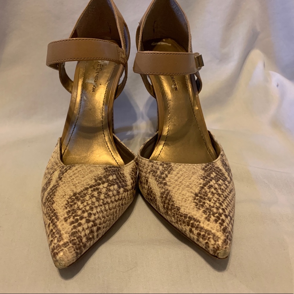 BCBGeneration Snake-print Heels - Picture 4 of 4